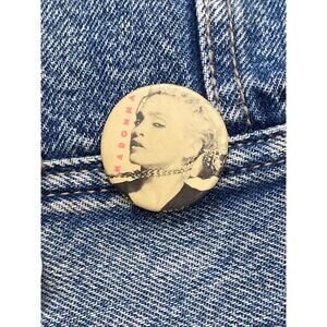Madonna Vintage Retro 80s Pin Pinback Button Badge #443 Pop Tour Concert